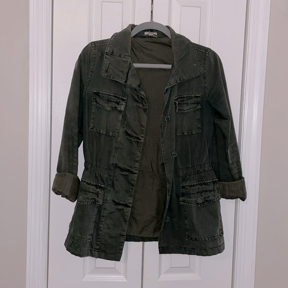 Green ecote jacket